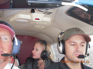 Adam, Kristina, Sean flying in N8483R