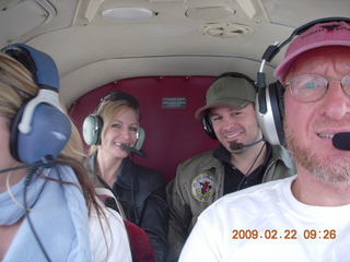 Sean, Kristina, and Adam flyin gin N8483R