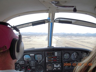 Adam and Amanda flying in N8483R