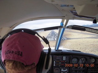 aerial - Adam landing at Prescott Airport (PRC)