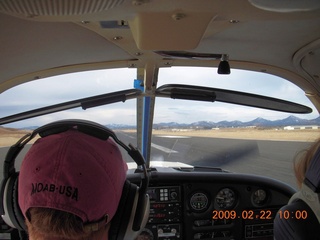 Amanda, Kristina, and Adam flying in N8483R