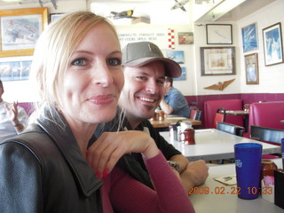 Kristina and Sean at Prescott Airport (PRC) restaurant