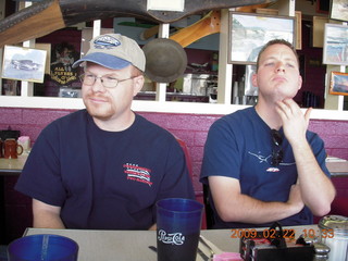 Travis and Joe at Prescott Airport (PRC) restaurant