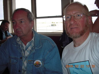 Ken Calman and Adam at Prescott Airport (PRC) restaurant