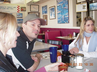 Kristina, Sean, and Amanda at Prescott Airport (PRC) restaurant