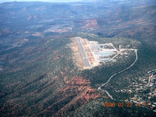 aerial - Sedona Airport (SEZ)