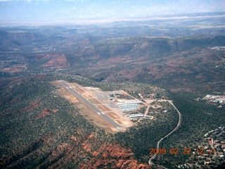 aerial - Sedona Airport (SEZ)