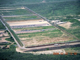 aerial - shooting range north of Phoenix
