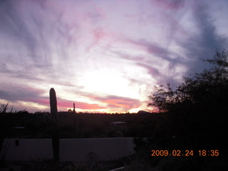 Tuesday hike - sunset afterward