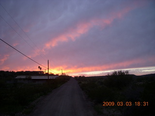 beth's Sunday zion-trip pictures - sunset in Phoenix
