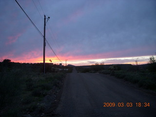 Cave Creek mine hike - sunset