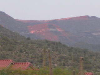 Cave Creek mine hike - sunset