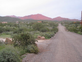 Cave Creek mine hike - sunset