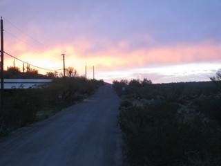 beth's pictures - Cave Creek mine hike - sunset