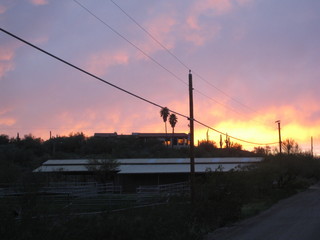 beth's pictures - Cave Creek mine hike - sunset