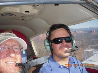 Adam with Sean flying N4372J with new engine