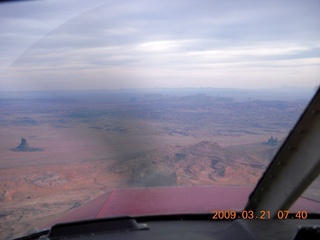 aerial - Monument Valley over my nose