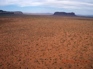 aerial - near Monument Valley Airport (UT25)