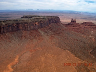 aerial - near Monument Valley Airport (UT25)