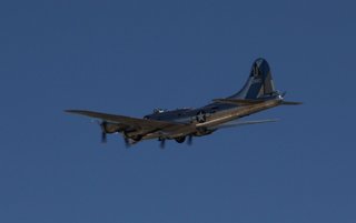 Sean's picture - Lake Havasu (HII) trip - B17 bomber in flight
