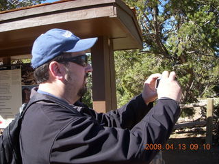 Grand Canyon trip - Ira taking a picture