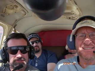 Grand Canyon trip - Mitch, Ira, and Adam flying in N4372J