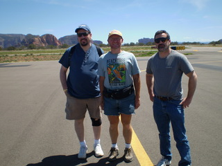 Grand Canyon trip - Ira, Adam, and Mitch at Sedona (SEZ)