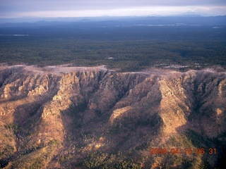 1 6ug. aerial - Mogollon Rim