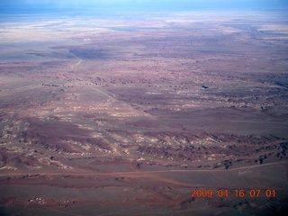 aerial - landscape north of Winslow