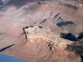 65 6ug. aerial - north of Monument Valley