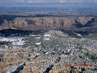 aerial - north of Monument Valley