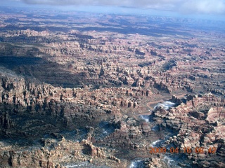 111 6ug. aerial - Canyonlands - Needles