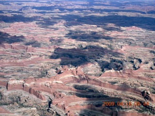 121 6ug. aerial - Canyonlands - Needles