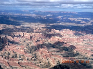 126 6ug. aerial - Canyonlands - Needles