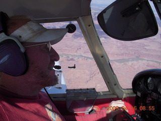 Adam flying N4372J over Canyonlands