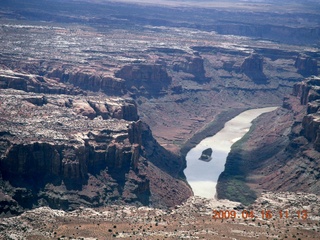 aerial - near Canyonlands Airport (CNY) - Green River