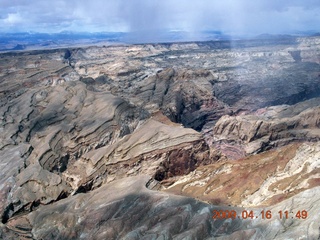 aerial - near Canyonlands Airport (CNY) - Green River