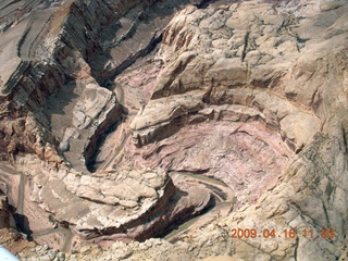 aerial - near Canyonlands Airport (CNY) - Green River