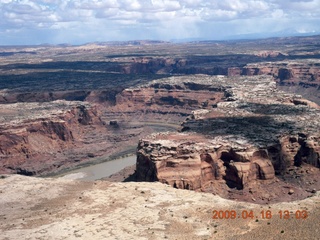 aerial - near Canyonlands (CNY) - Green River