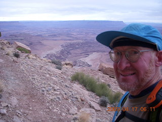 Canyonlands - Lathrop trail hike - Adam and