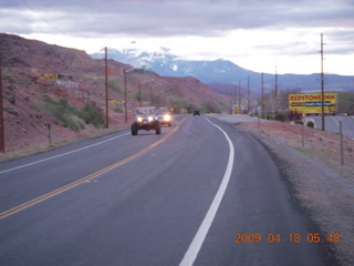 3 6uj. Moab morning run - Route 191 and 128 (Scenic Drive)
