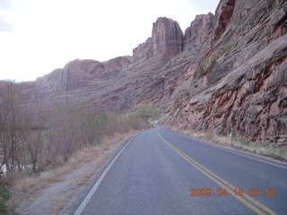 7 6uj. Moab morning run - Route 191 and 128 (Scenic Drive)