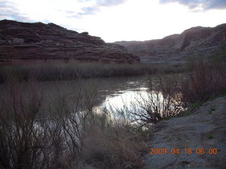 8 6uj. Moab morning run - Route 191 and 128 (Scenic Drive) - Colorado River