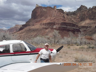 75 6uj. Adam and N4372J at Mexican Mountain