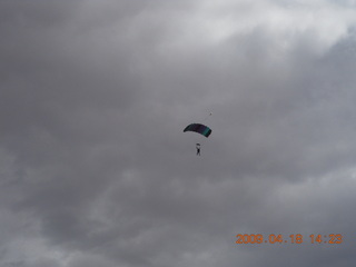 244 6uj. skydiver at Canyonlands (CNY)
