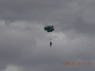 245 6uj. skydiver at Canyonlands (CNY)