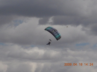 skydiver at Canyonlands (CNY)