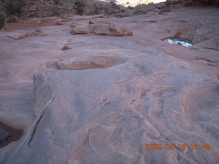 Arches National Park - Park Avenue hike - rock surface