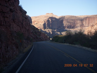 Moab 128 Scenic Drive morning run