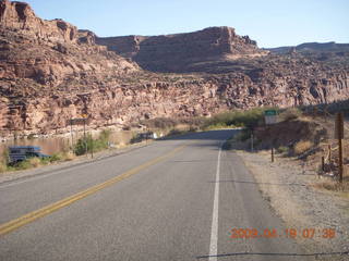 Moab 128 Scenic Drive morning run